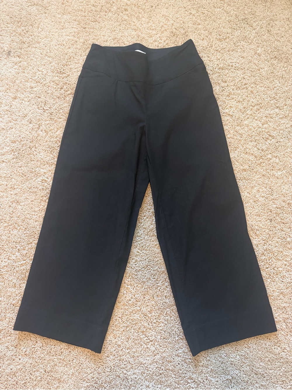Women’s Black Wide-Leg High-Waist Pants